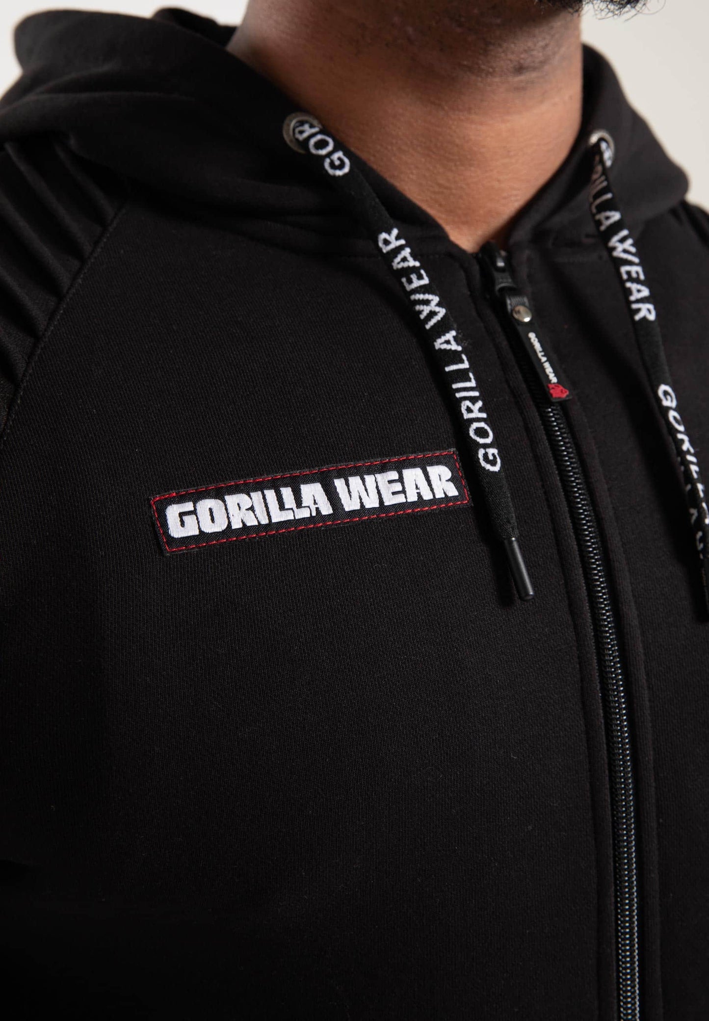 Gorilla Wear Georgia Zipped Hoodie - Schwarz