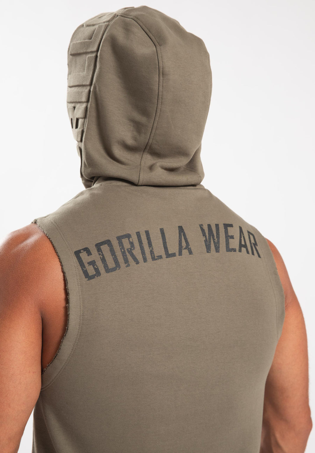 Gorilla Wear Marshall Sleeveless Hoodie - Olive