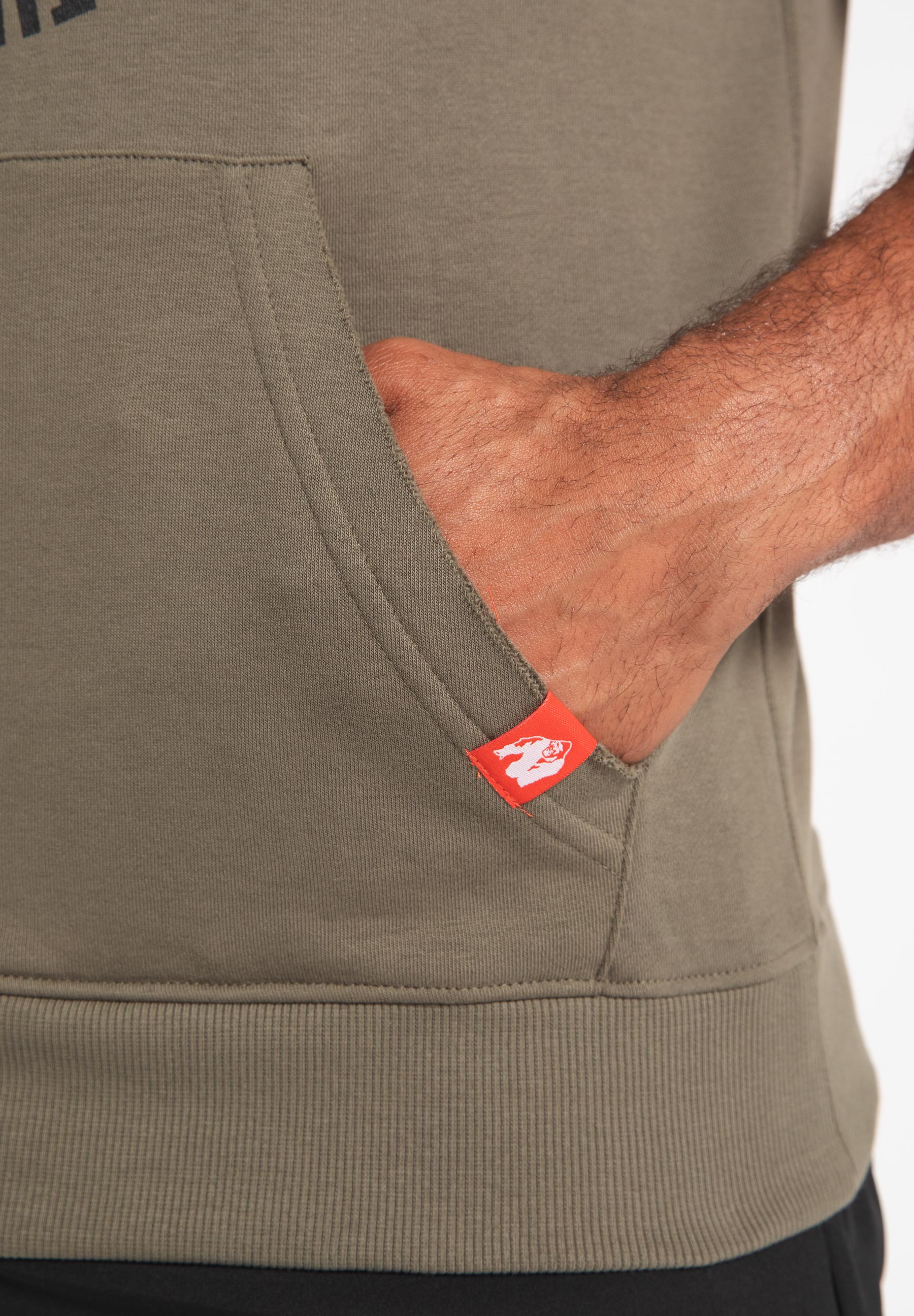 Gorilla Wear Marshall Sleeveless Hoodie - Olive