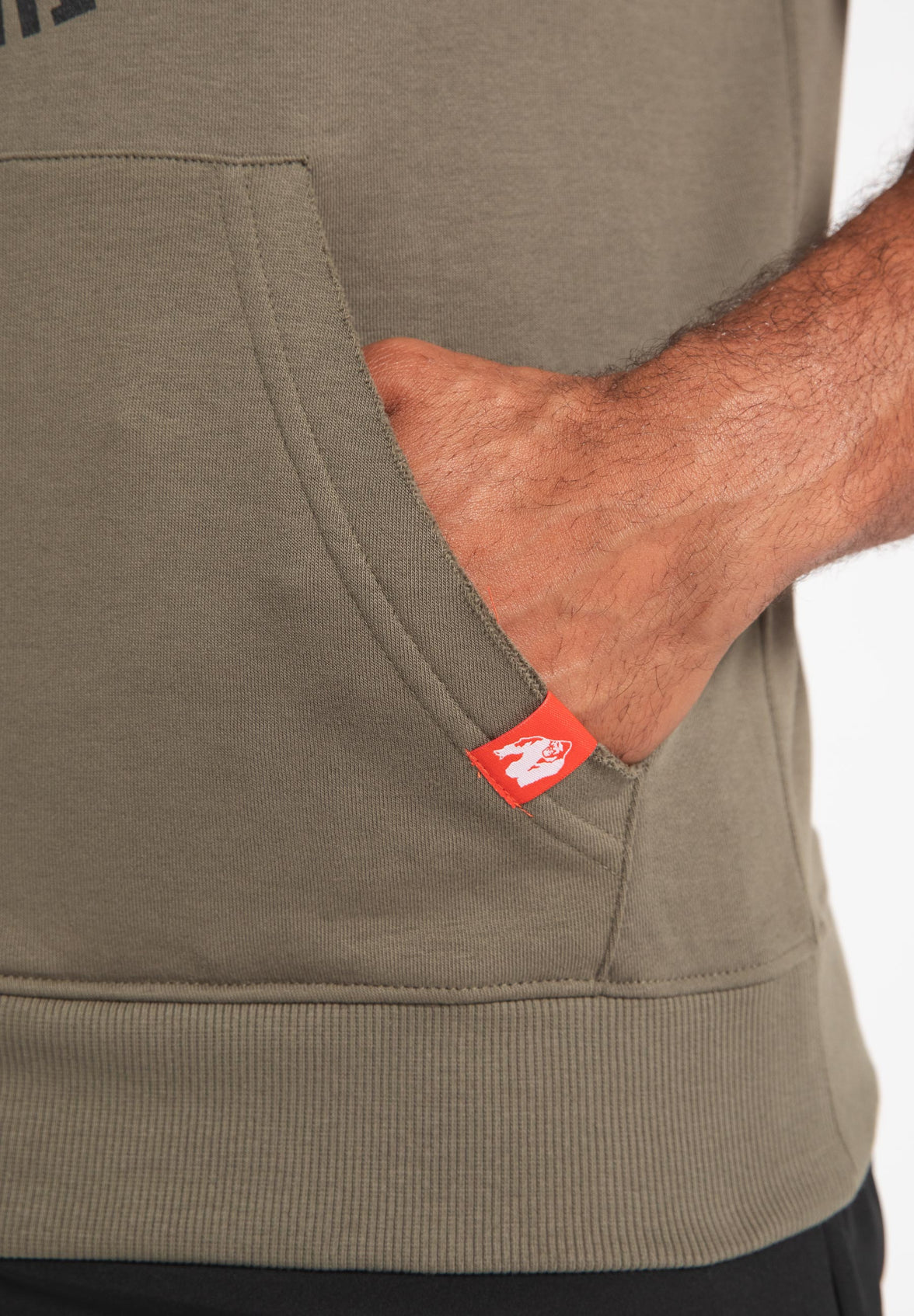 Gorilla Wear Marshall Sleeveless Hoodie - Olive