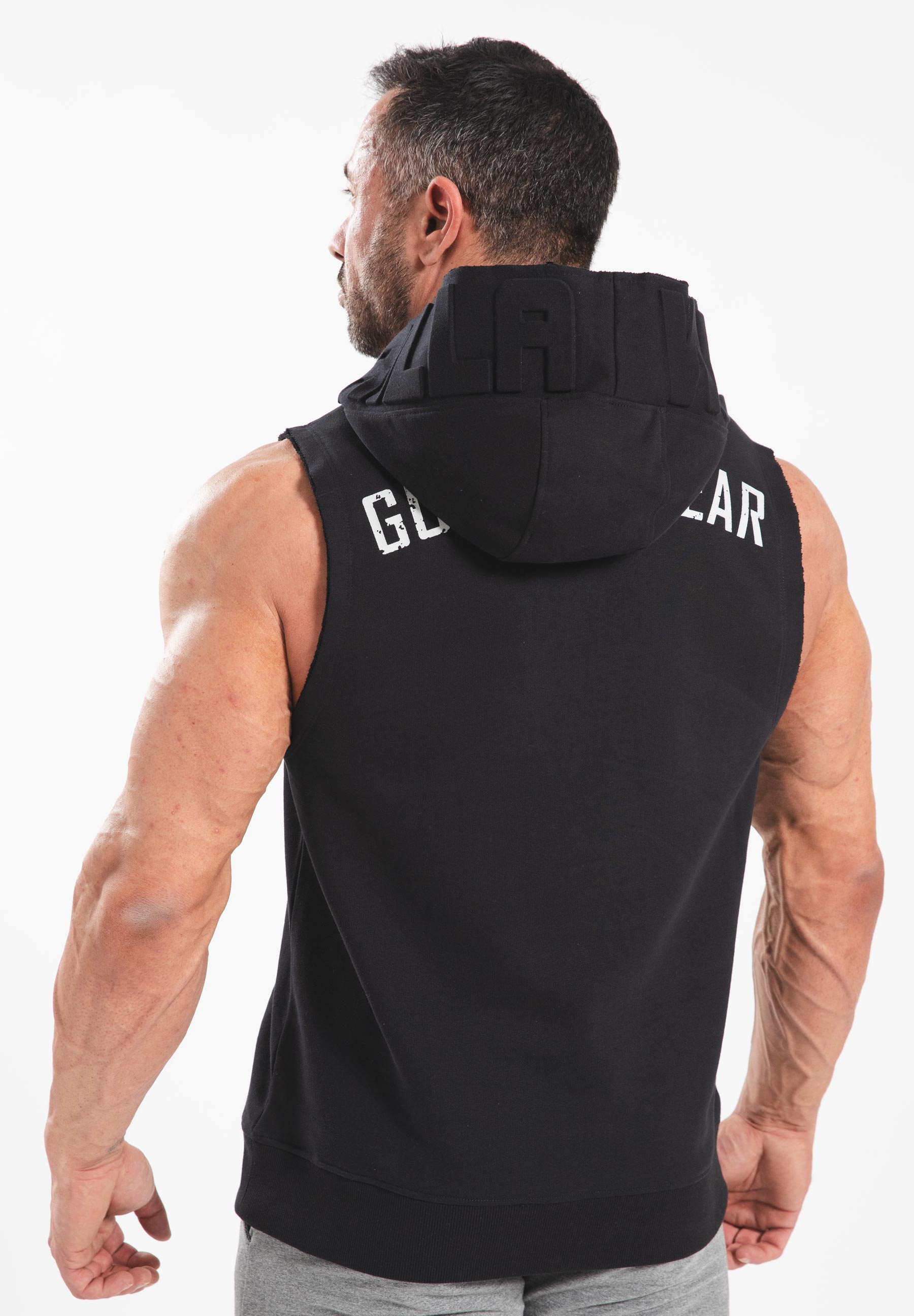 Gorilla Wear Marshall Sleeveless Hoodie - Schwarz