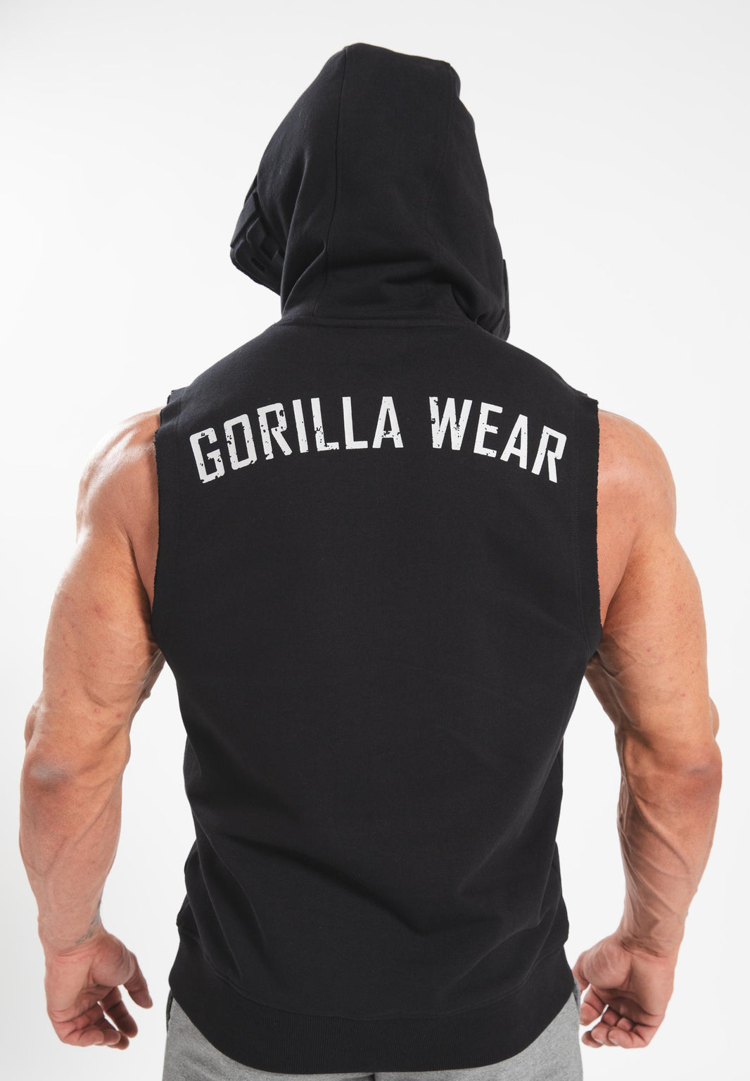 Gorilla Wear Marshall Sleeveless Hoodie - Schwarz