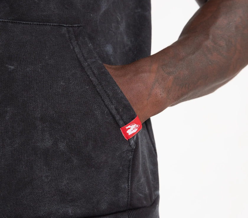 Gorilla Wear Silverdale Ärmelloser Kapuzenpullover - Schwarz