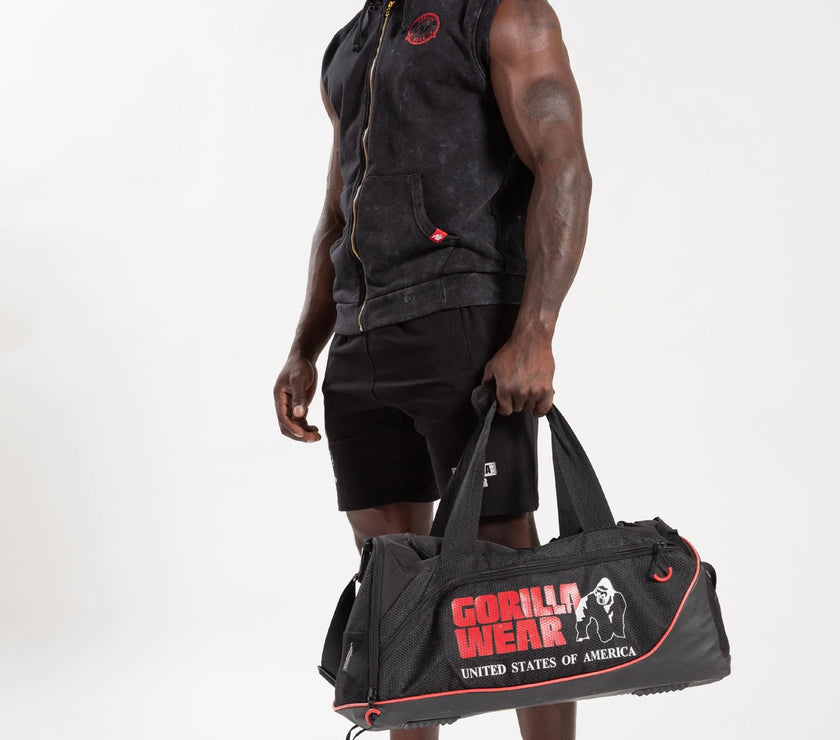 Gorilla Wear Silverdale Ärmelloser Kapuzenpullover - Schwarz