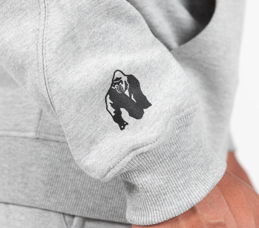 Gorilla Wear Utah Zipped Hoodie - Grau
