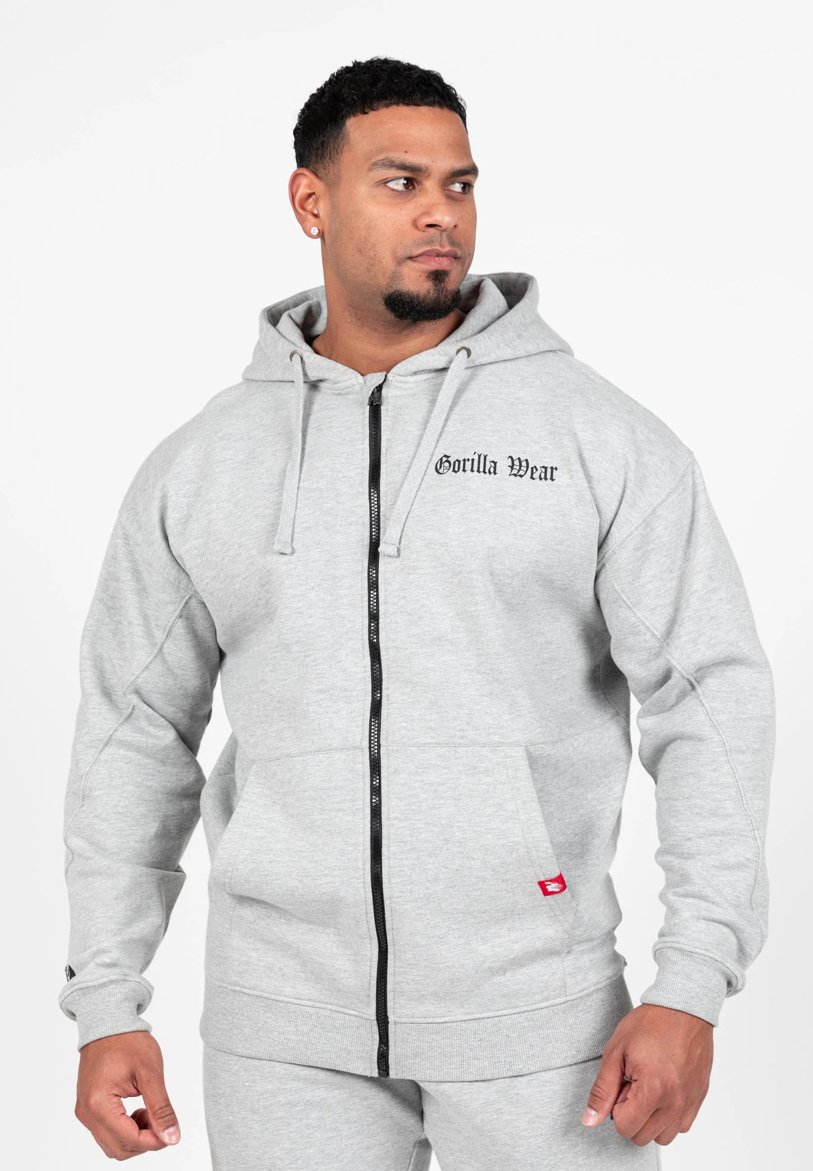 Gorilla Wear Utah Zipped Hoodie - Grau