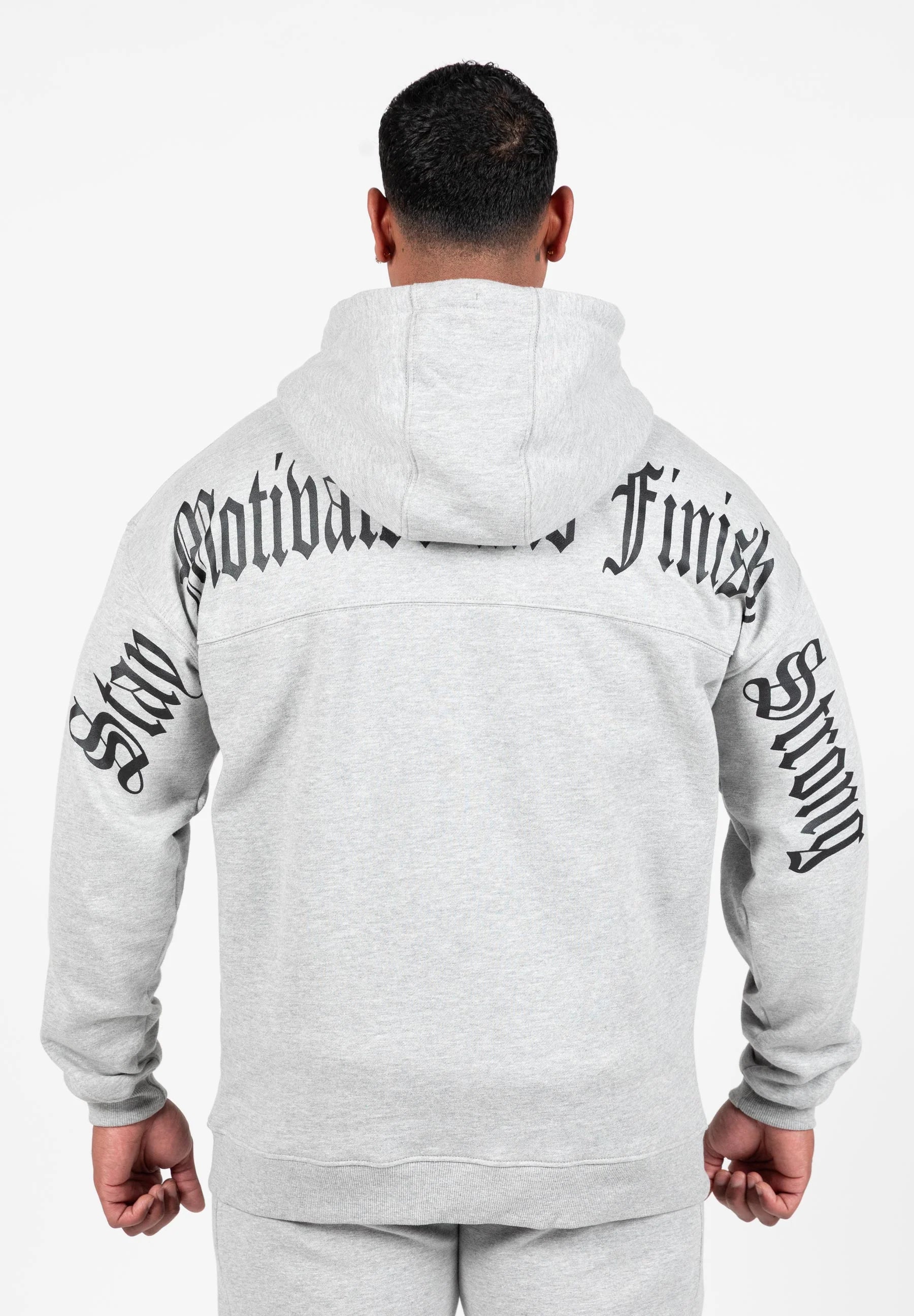 Gorilla Wear Utah Zipped Hoodie - Grau