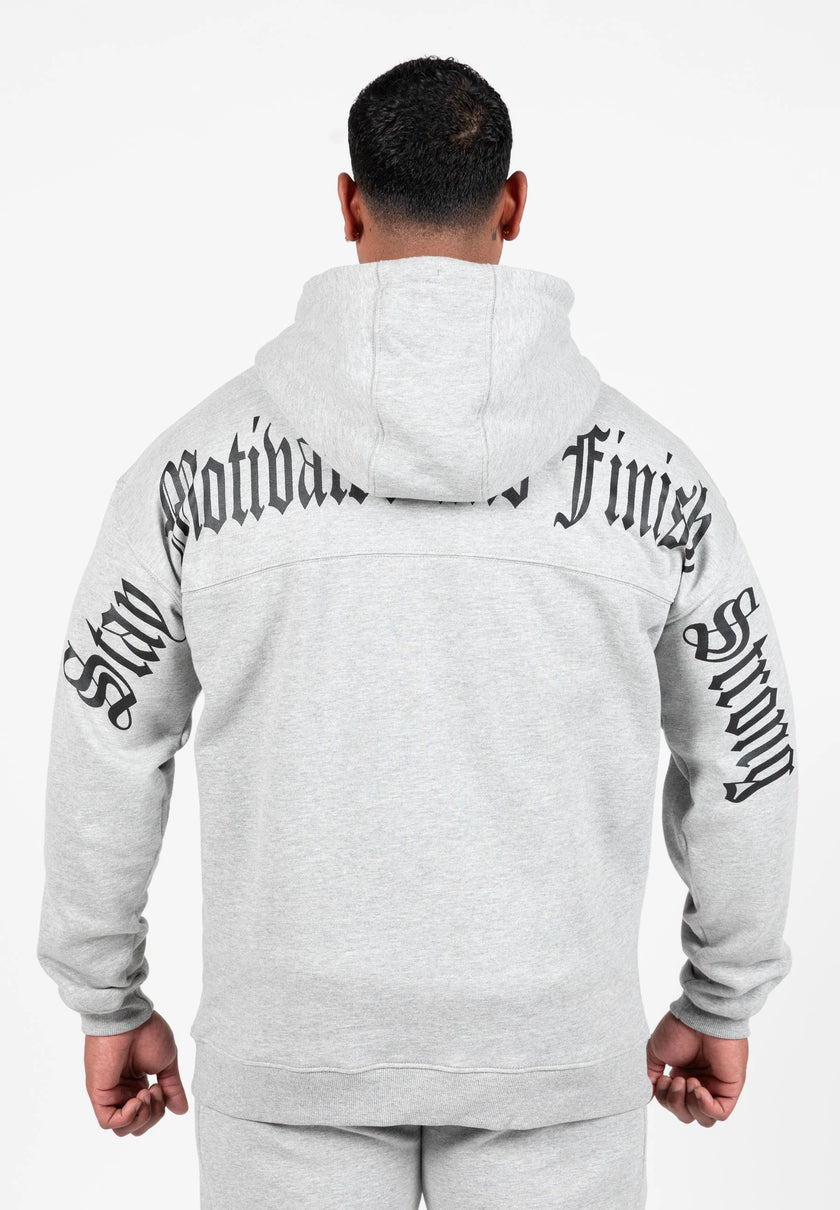 Gorilla Wear Utah Zipped Hoodie - Grau