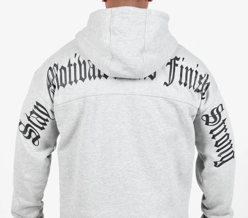 Gorilla Wear Utah Zipped Hoodie - Grau