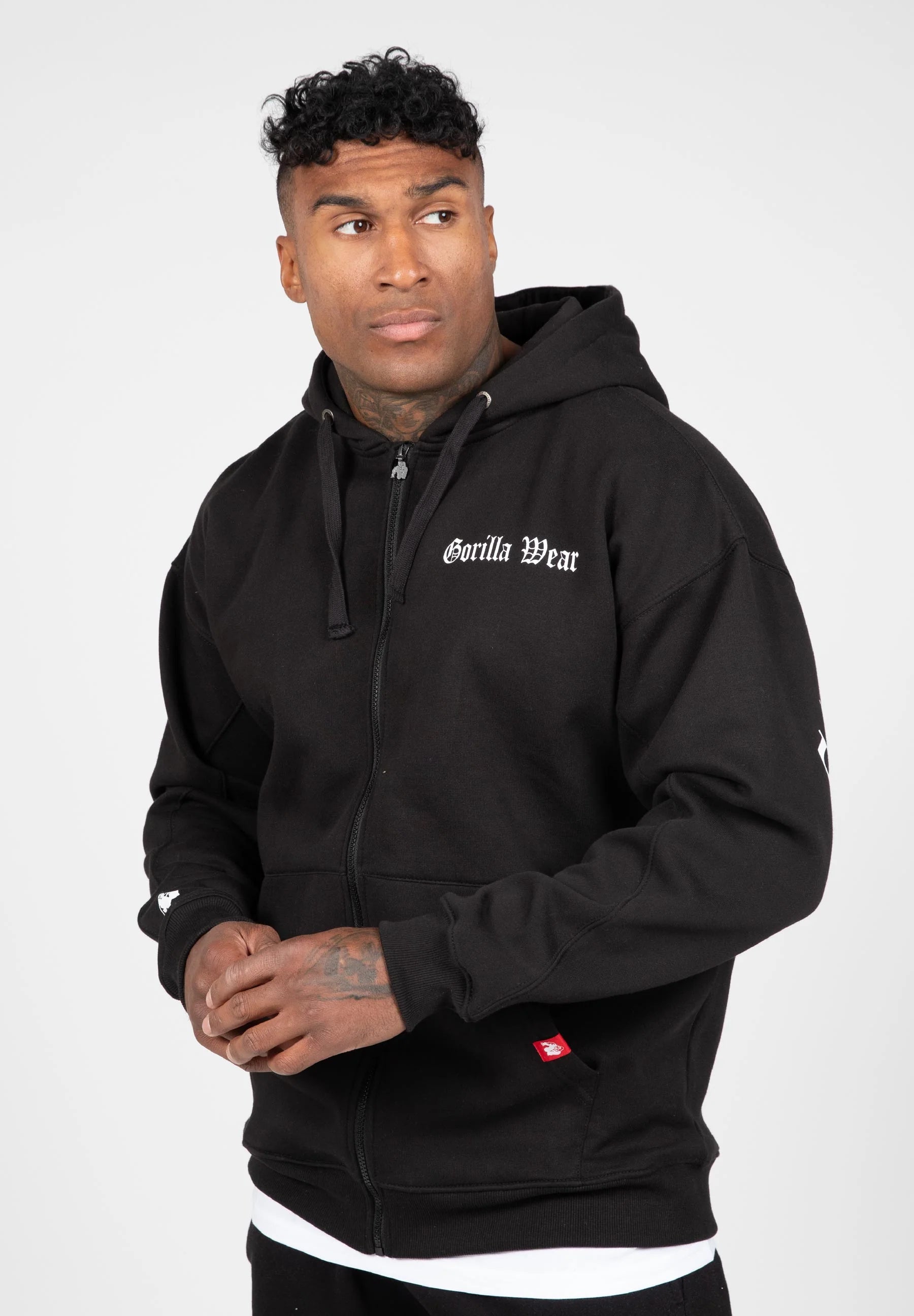 Gorilla Wear Utah Zipped Hoodie - Schwarz