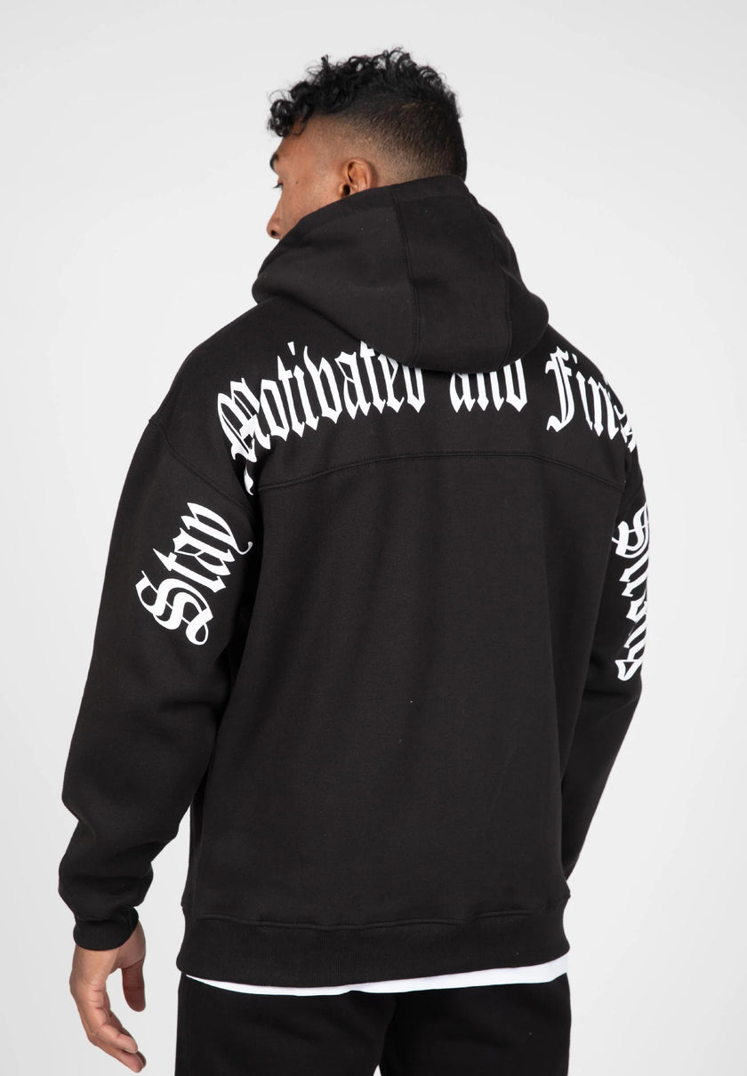 Gorilla Wear Utah Zipped Hoodie - Schwarz