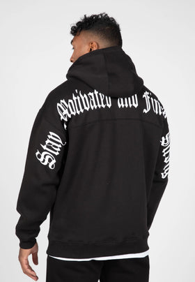 Gorilla Wear Utah Zipped Hoodie - Schwarz