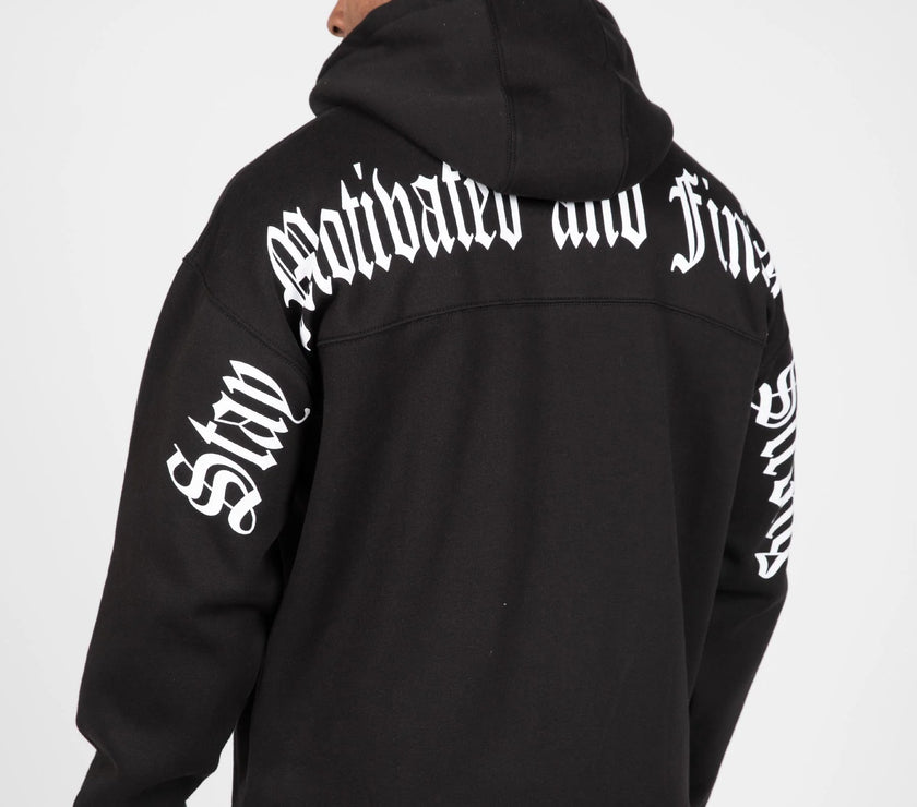 Gorilla Wear Utah Zipped Hoodie - Schwarz