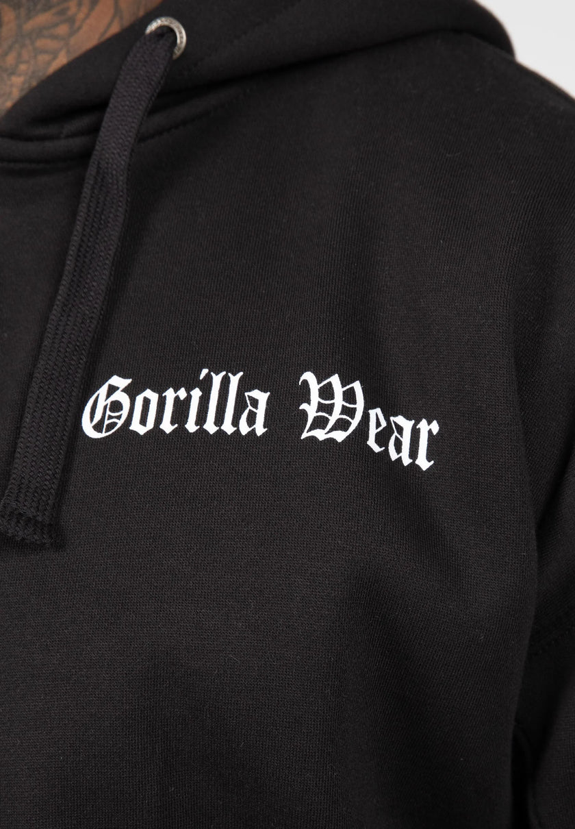 Gorilla Wear Utah Zipped Hoodie - Schwarz