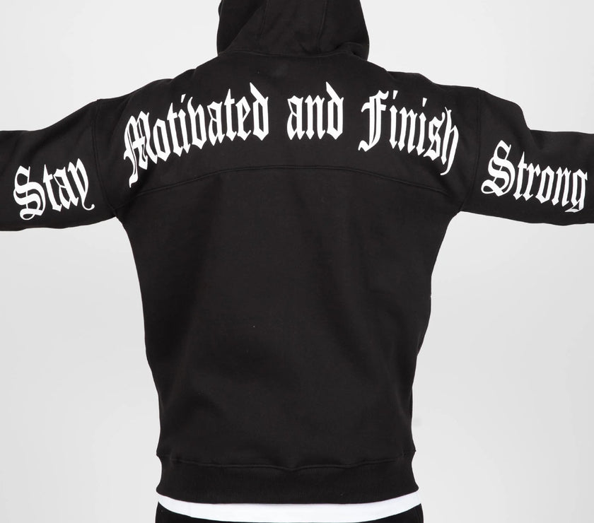 Gorilla Wear Utah Zipped Hoodie - Schwarz