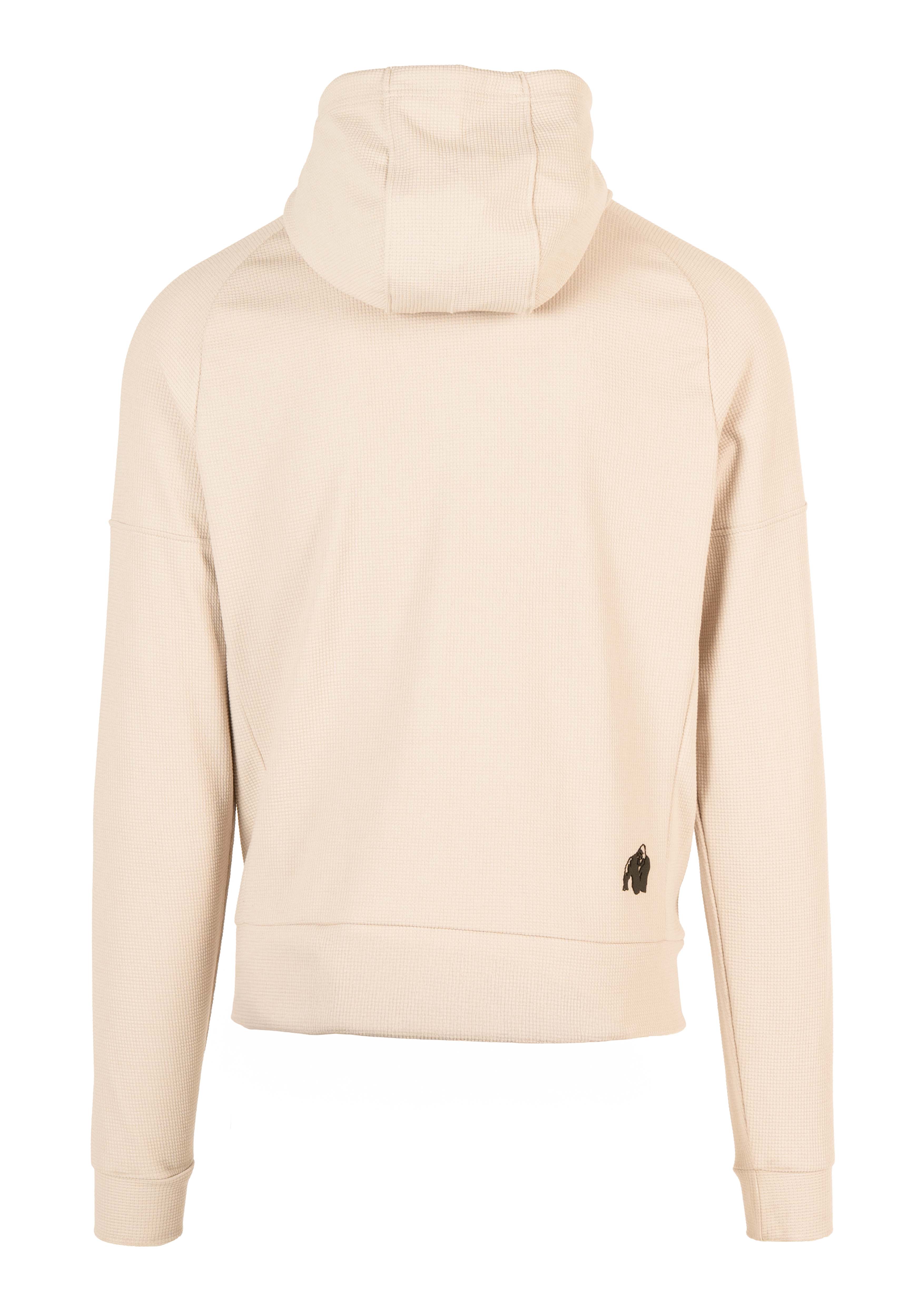 Gorilla Wear Harvey Track Hoodet Jacket - Beige