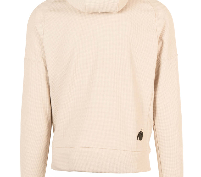Gorilla Wear Harvey Track Hoodet Jacket - Beige