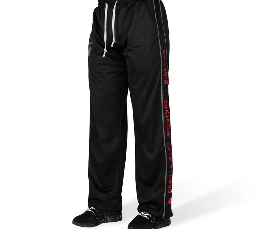 Gorilla Wear Functional Mesh Pants - Schwarz/Rot