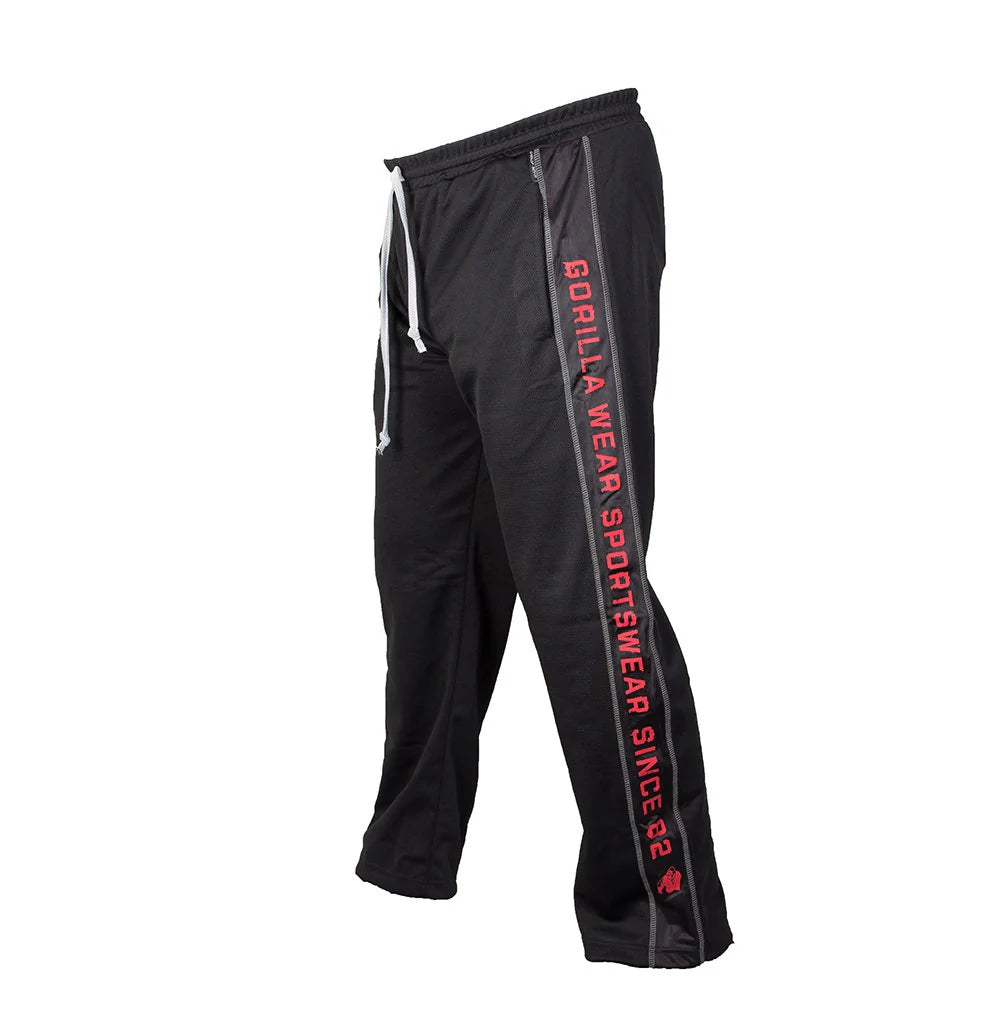 Gorilla Wear Functional Mesh Pants - Schwarz/Rot