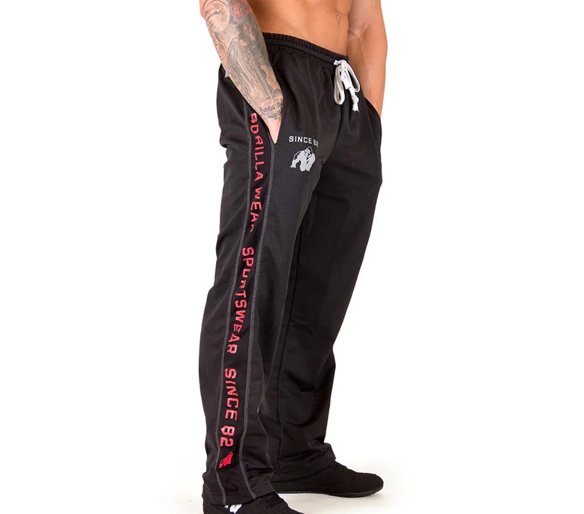 Gorilla Wear Functional Mesh Pants - Schwarz/Rot