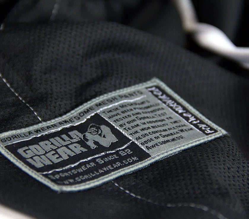 Gorilla Wear Logo Mesh Pants - Schwarz