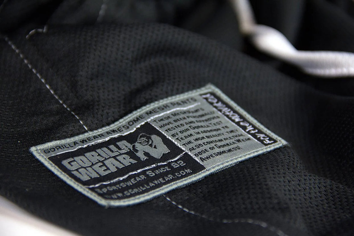 Gorilla Wear Logo Mesh Pants - Schwarz