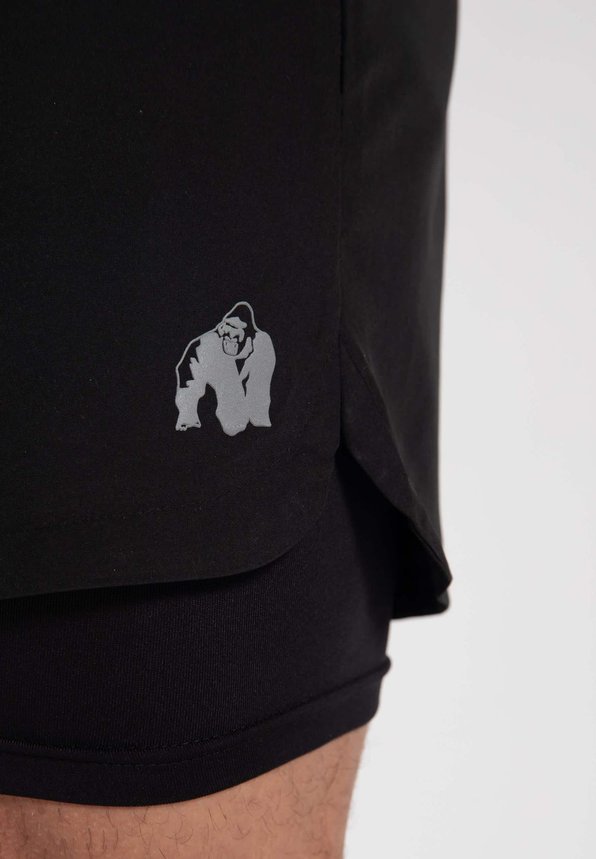 Gorilla Wear Cortez 2-in-1 Shorts - Schwarz