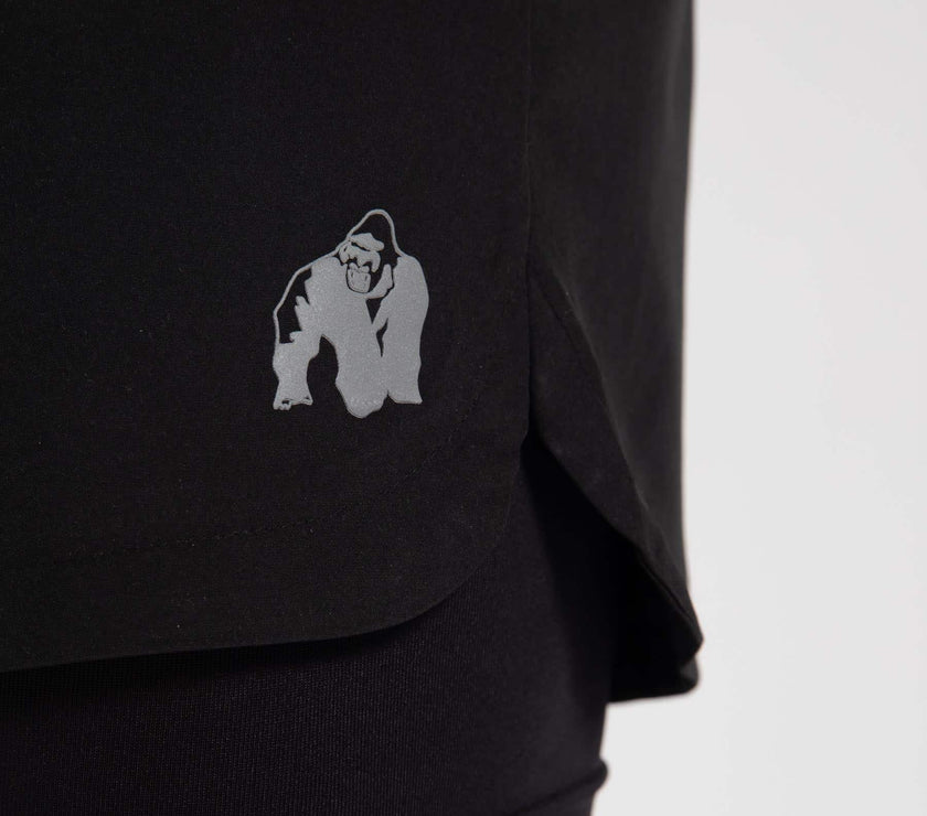 Gorilla Wear Cortez 2-in-1 Shorts - Schwarz