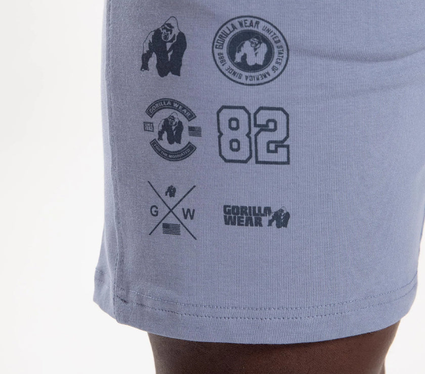 Gorilla Wear Lopez Shorts - Washed Blau
