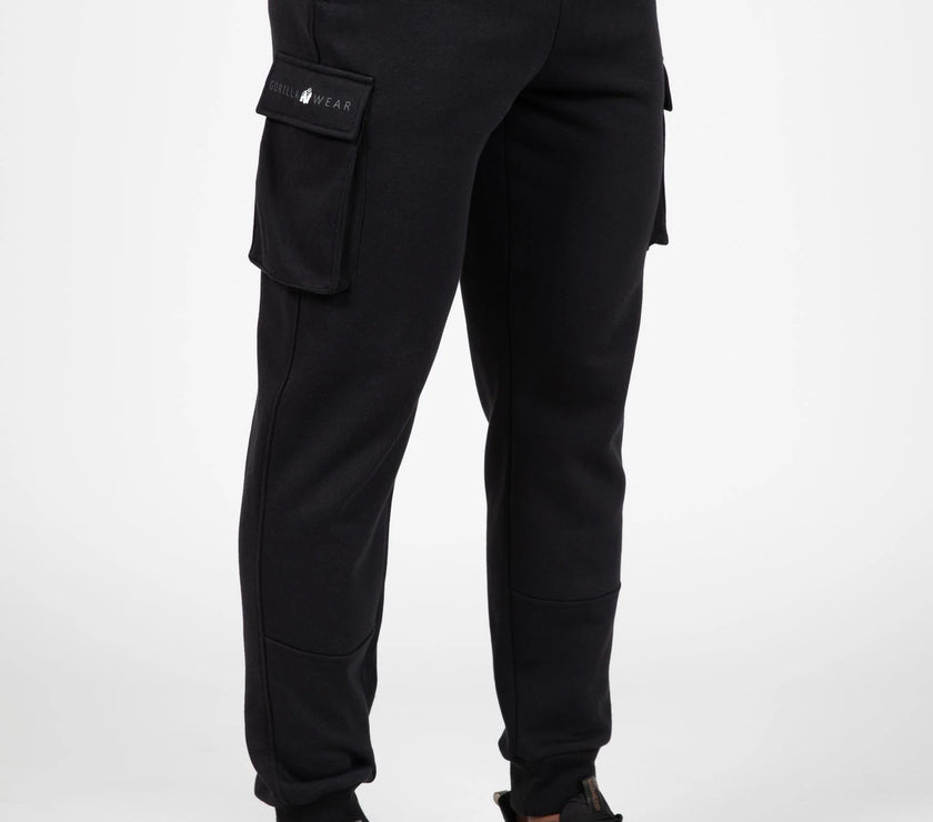 Gorilla Wear Hudson Cargo Sweatpants - Schwarz