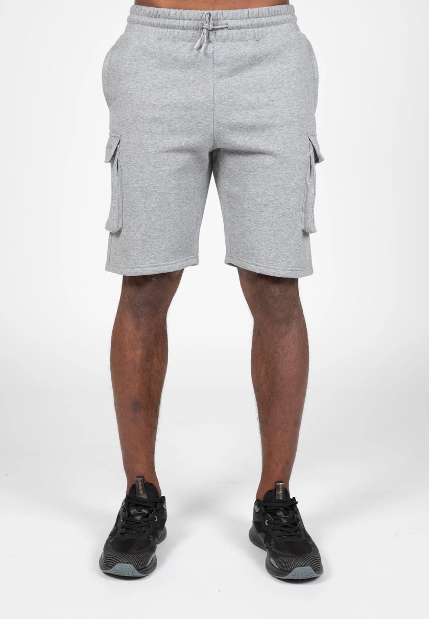 Gorilla Wear Hudson Cargo Sweatshorts - Grau