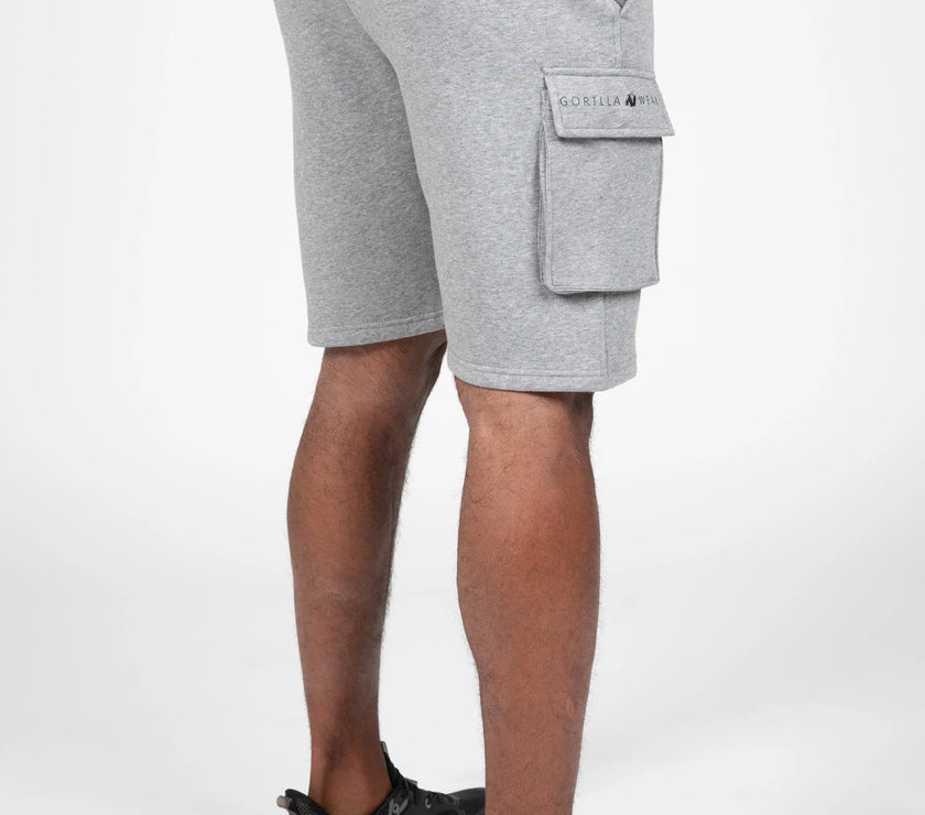 Gorilla Wear Hudson Cargo Sweatshorts - Grau