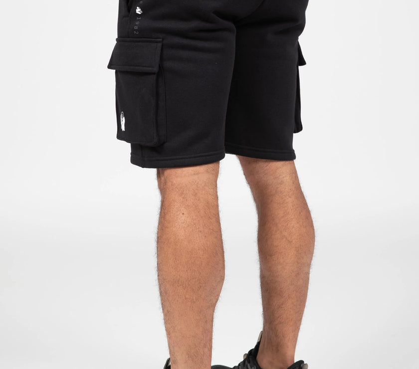 Gorilla Wear Hudson Cargo Sweatshorts - Schwarz