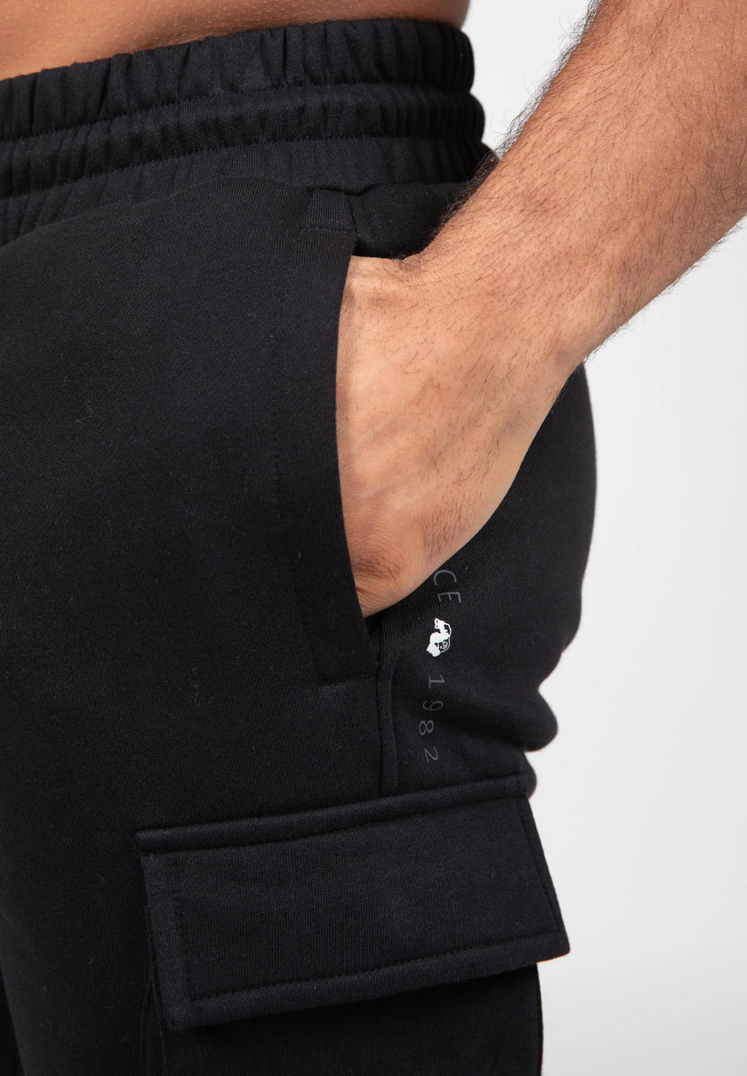 Gorilla Wear Hudson Cargo Sweatshorts - Schwarz
