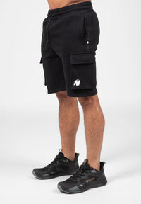 Gorilla Wear Hudson Cargo Sweatshorts - Schwarz