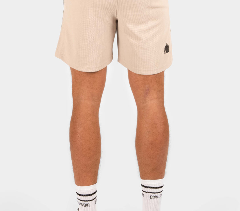 Gorilla Wear Harvey Track Shorts - Beige