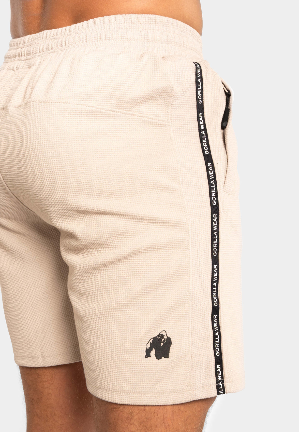Gorilla Wear Harvey Track Shorts - Beige