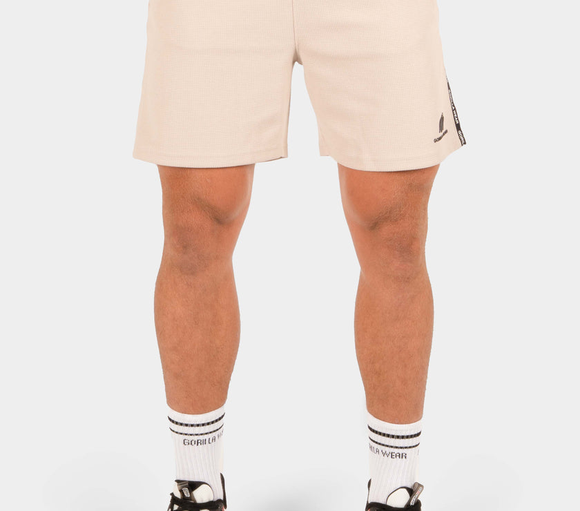 Gorilla Wear Harvey Track Shorts - Beige