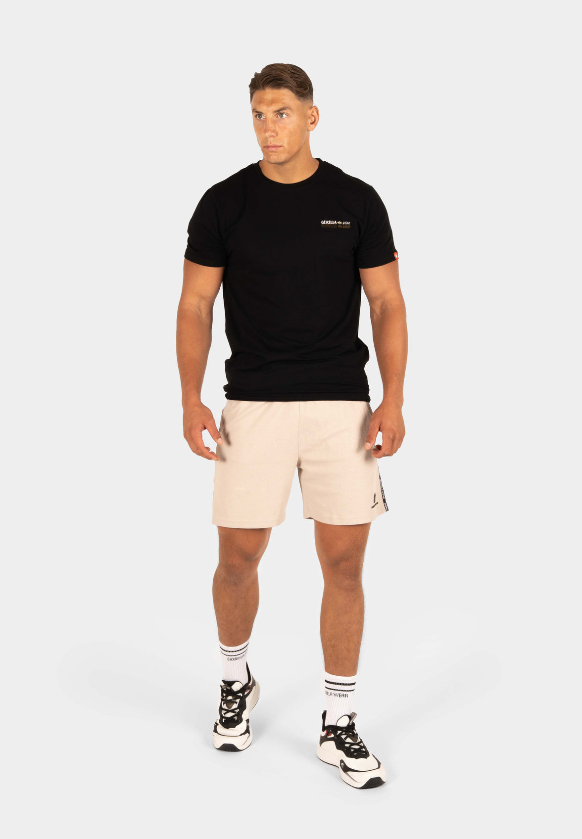 Gorilla Wear Harvey Track Shorts - Beige