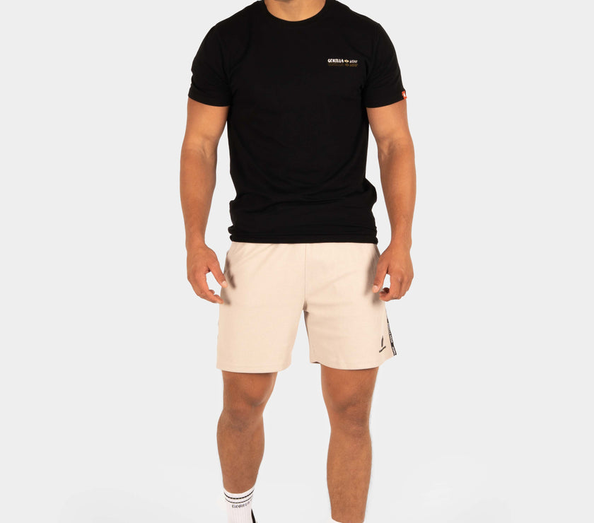 Gorilla Wear Harvey Track Shorts - Beige