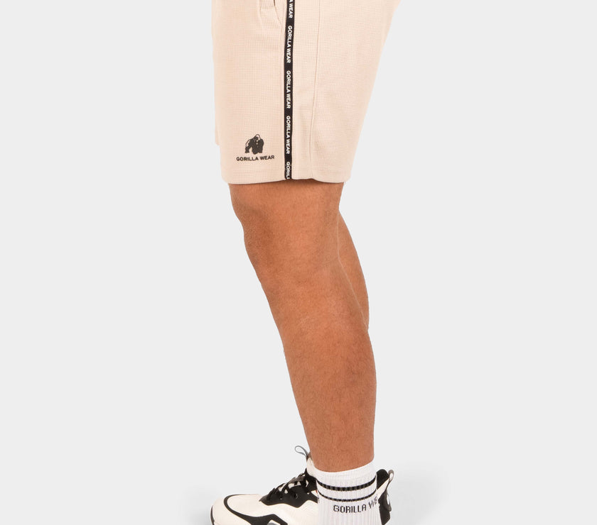 Gorilla Wear Harvey Track Shorts - Beige