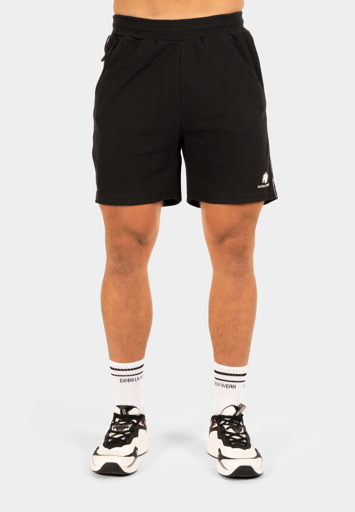 Gorilla Wear Harvey Track Shorts - Schwarz