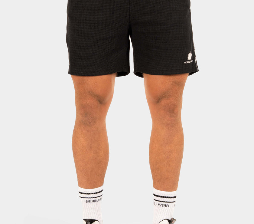 Gorilla Wear Harvey Track Shorts - Schwarz