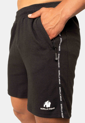Gorilla Wear Harvey Track Shorts - Schwarz