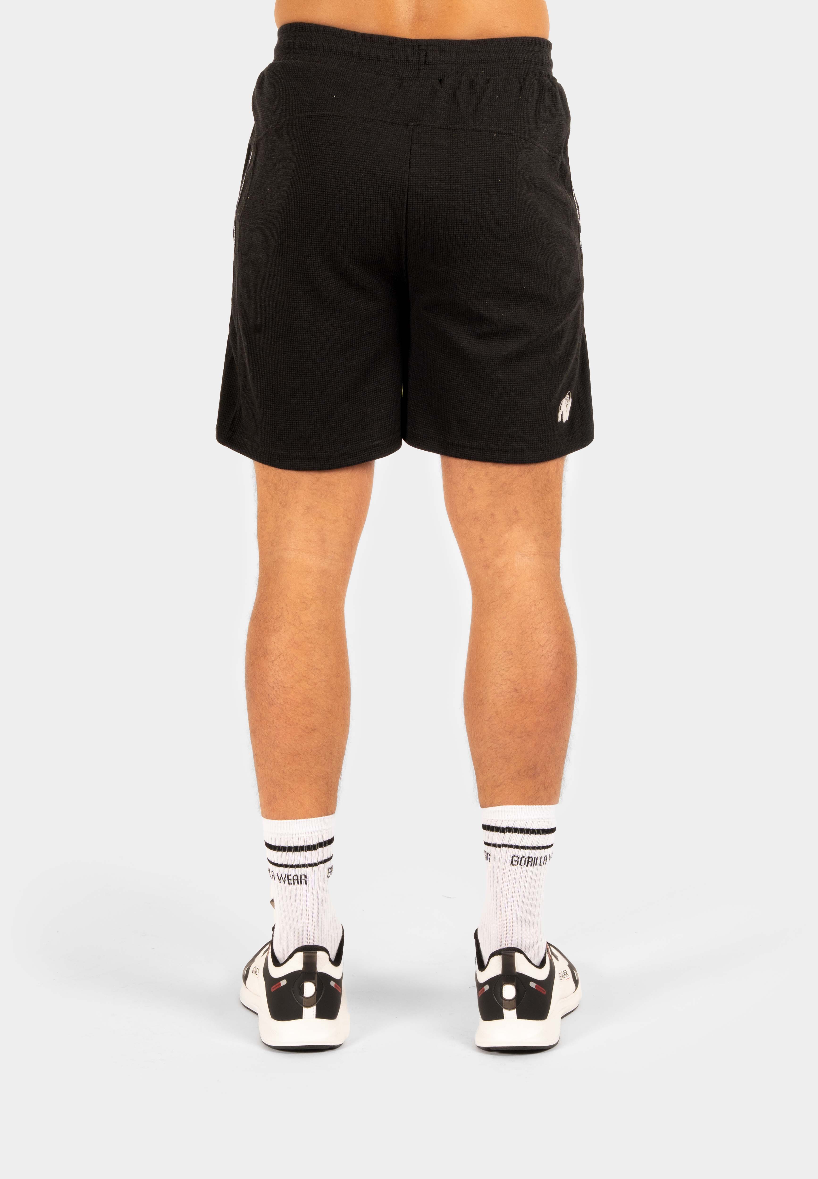 Gorilla Wear Harvey Track Shorts - Schwarz
