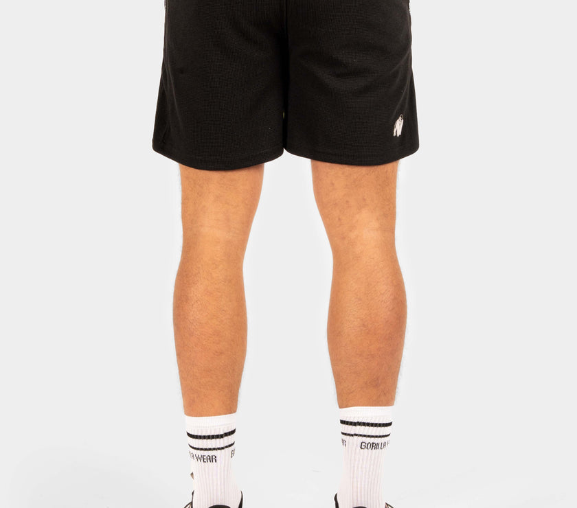 Gorilla Wear Harvey Track Shorts - Schwarz