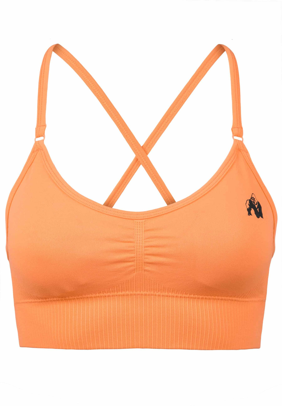Olivia Seamless Sports Bra - Orange