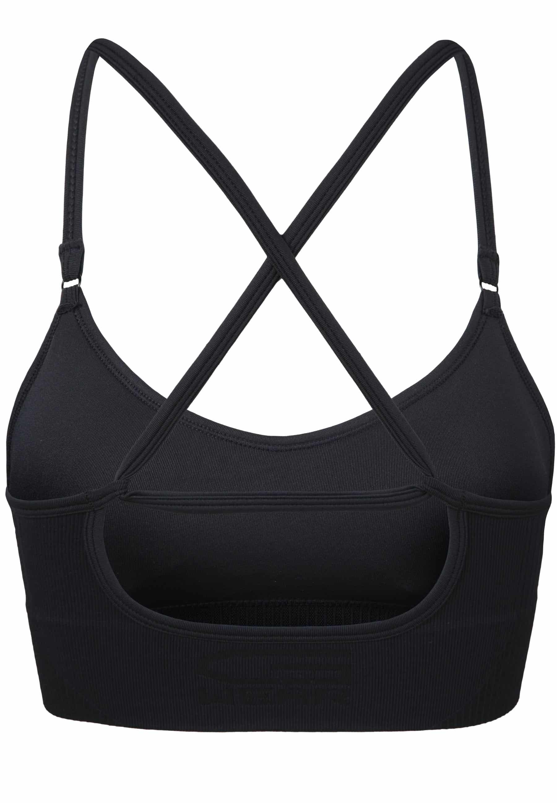 Seamless Sports Bra - Schwarz