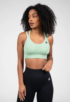 Gorilla Wear Whitney Seamless Sports Bra - Türkis