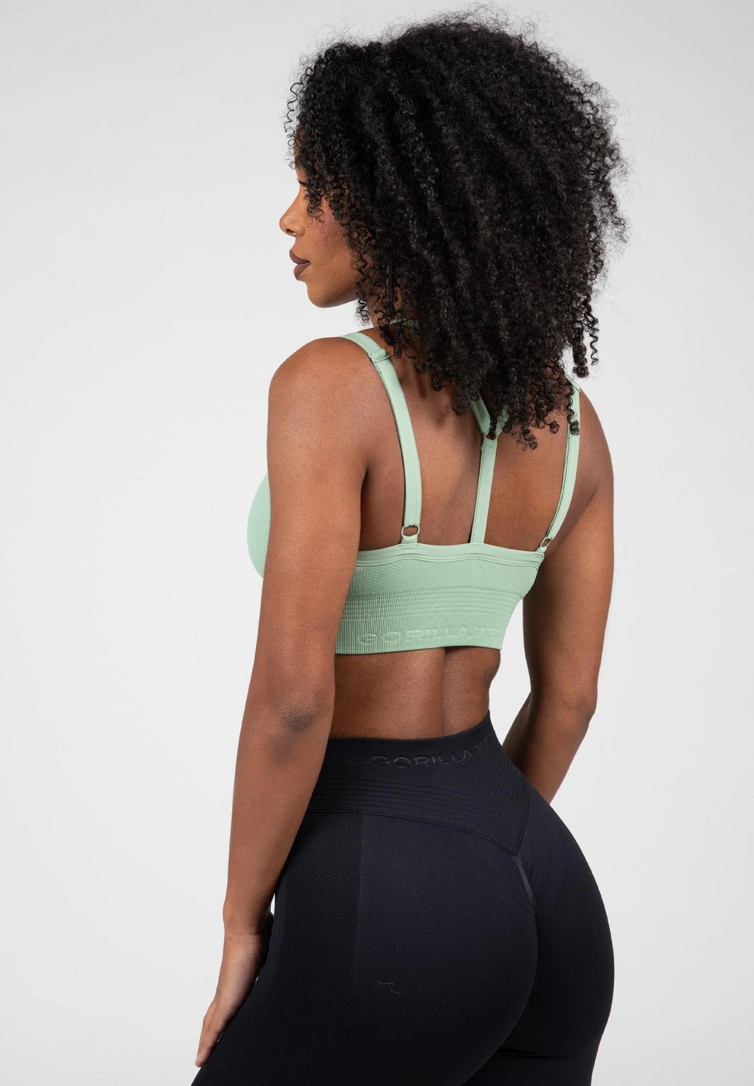 Gorilla Wear Whitney Seamless Sports Bra - Türkis